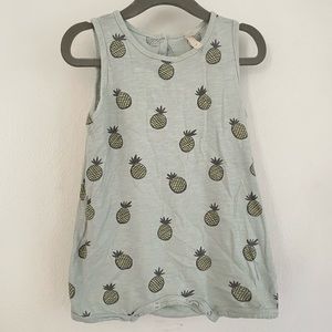 Rylee + cru pineapple romper (18-24m) GUC